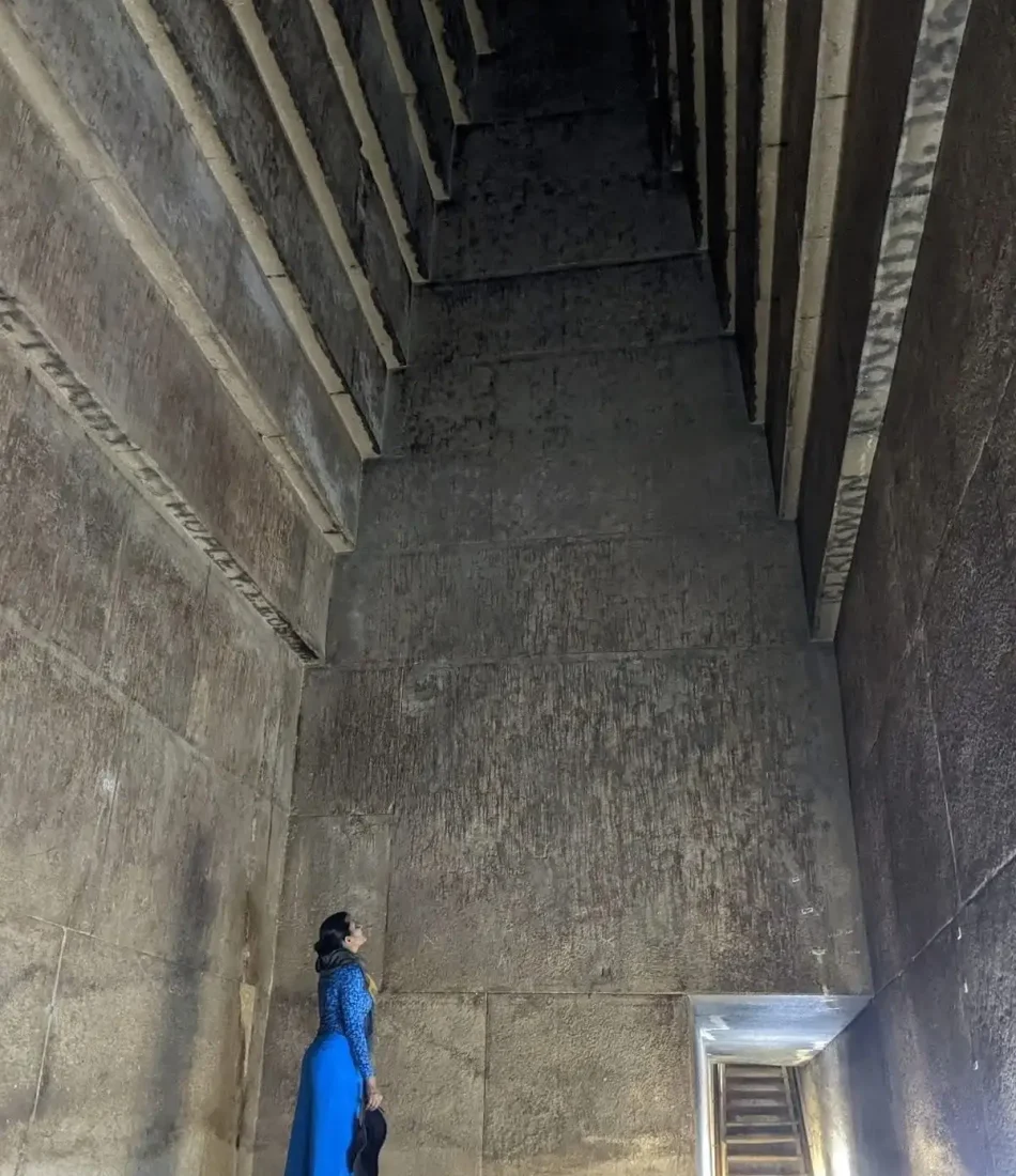 Guest in a private visit to the great Pyramid