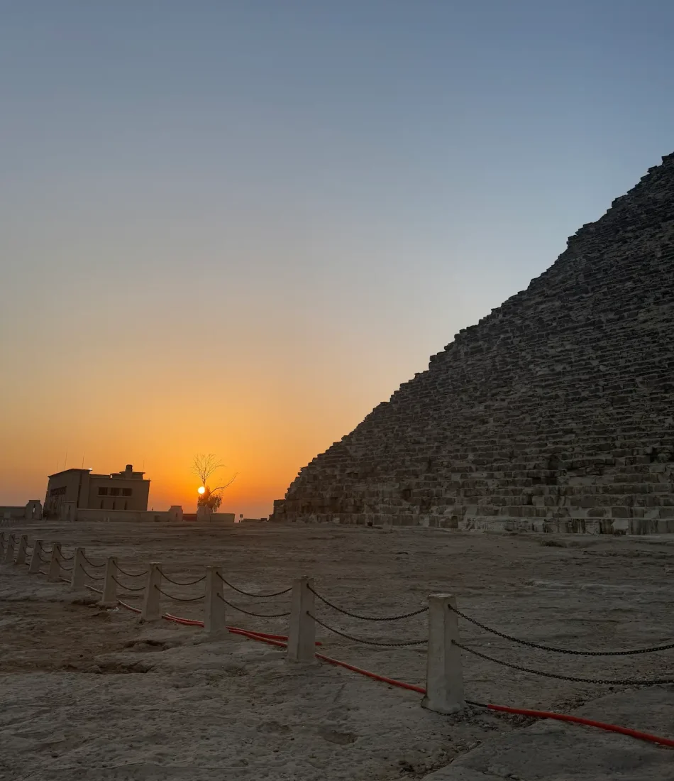 Sunrise by the Pyramid