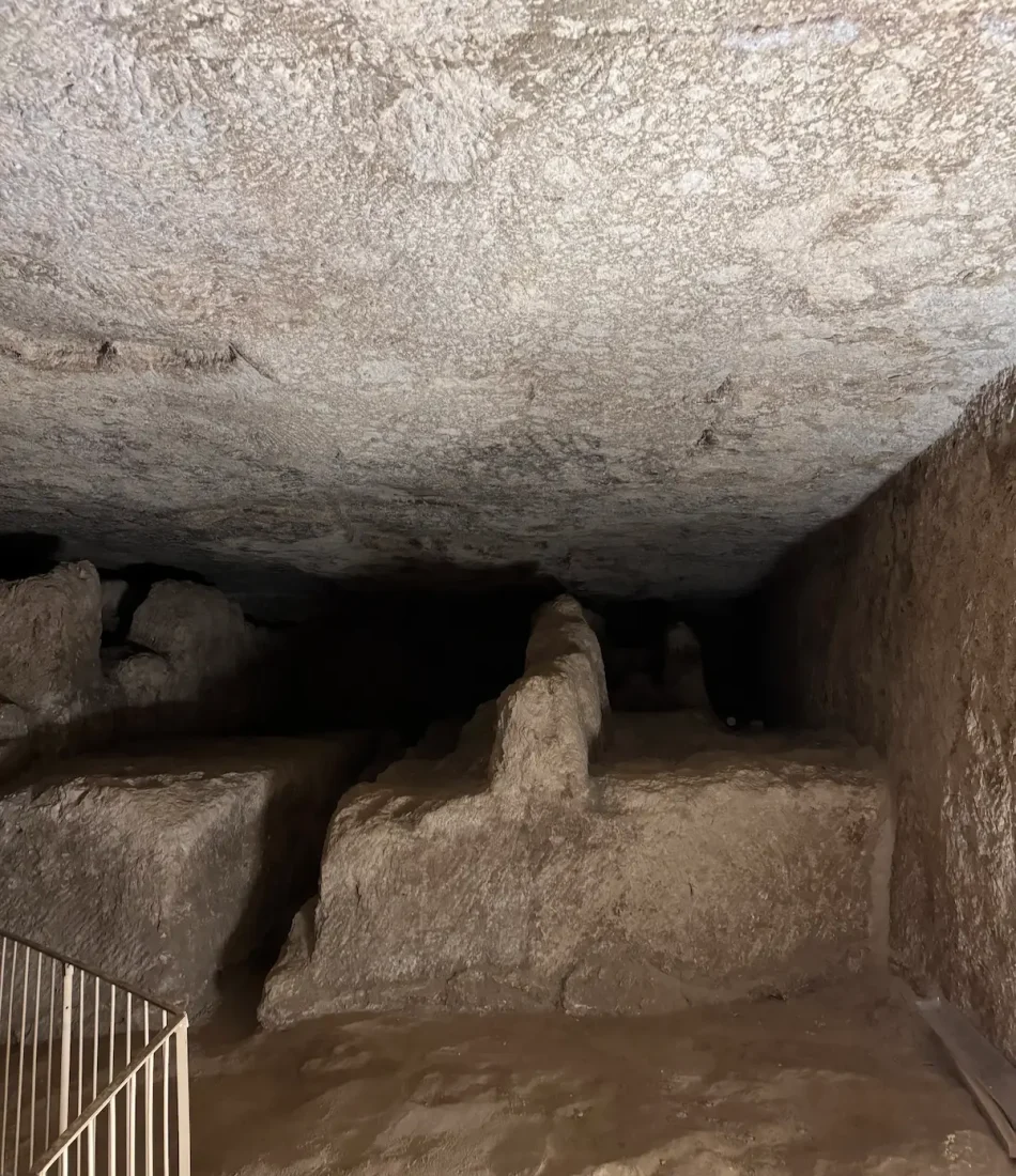 The Subterranean chamber inside the Great pyramid during the Private access