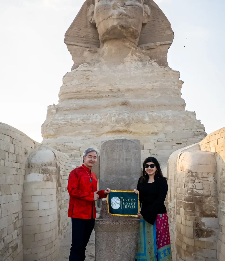 VIP Private Sphinx visit from our Private Egypt luxury tours