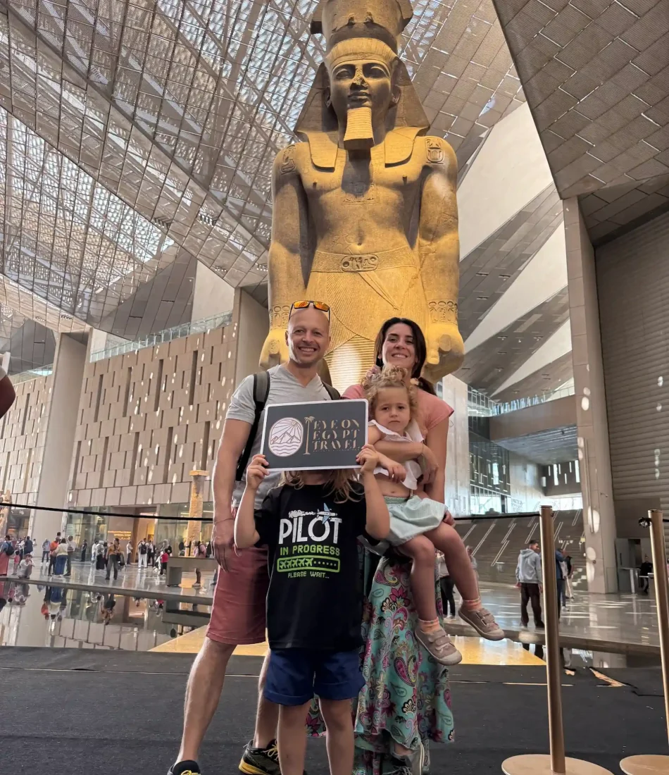 Our guests at the Grand Egyptian museum
