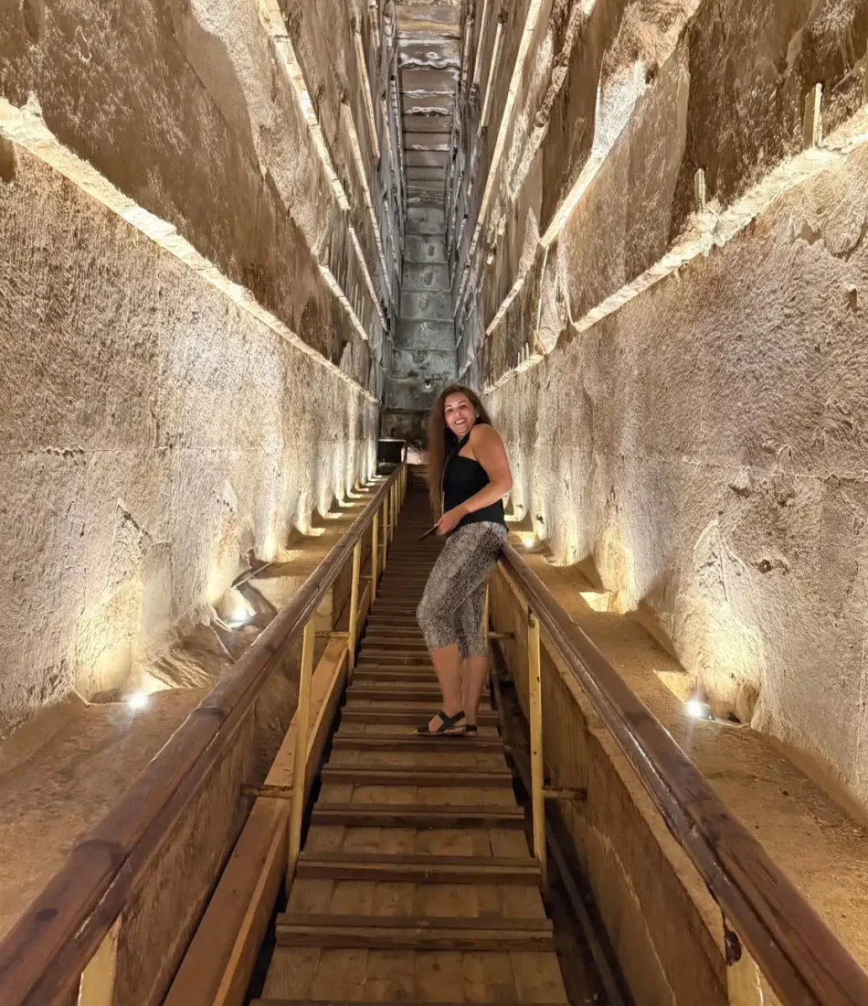 Private access to the great Pyramid